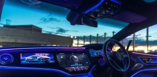 Why Modern Vehicles in the UK Rely on Specialist ECU and Car Electronics Repairs the-interior-of-a-car-with-blue-lights